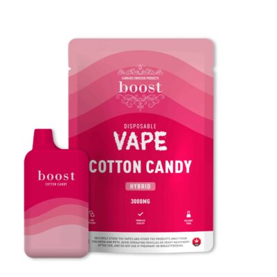Boost Disposable THC Vape Cartridge – Cotton Candy 3g